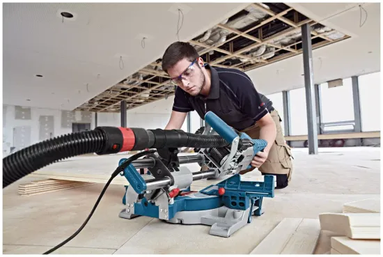 Торцовочная пила с протяжкой BOSCH GCM 8 SJL, 1600 Вт