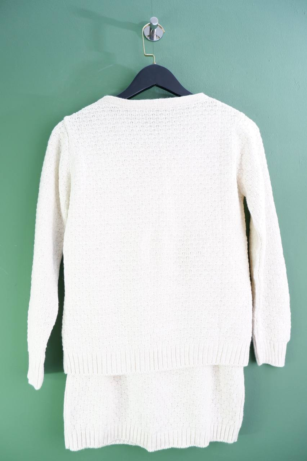 Костюм с юбкой трикотажный, трендовый 44-46 размер