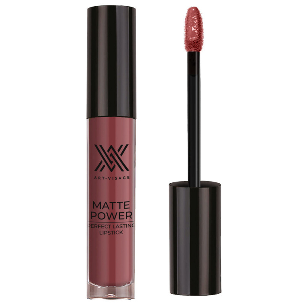 Art-Visage Помада для губ Matte Power, стойкая, тон №23, Розовый нюд, 5,5 мл