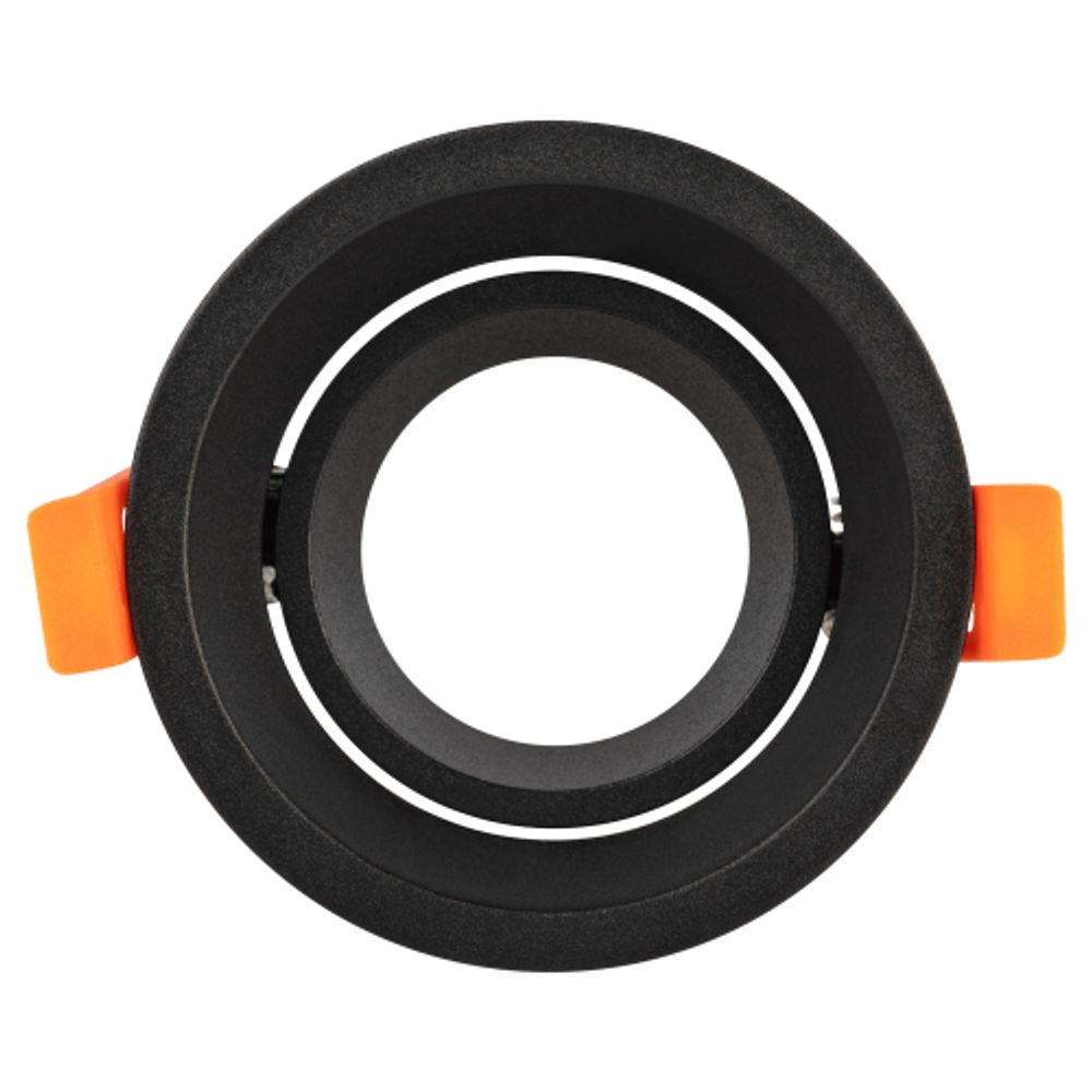 Светильник встраиваемый алюминиевый ЭРА KL98 BK под лампу MR16 GU5.3 черный