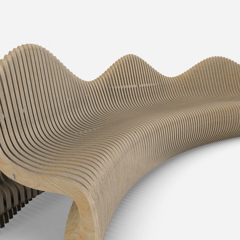 Параметрическая скамейка SKP-05