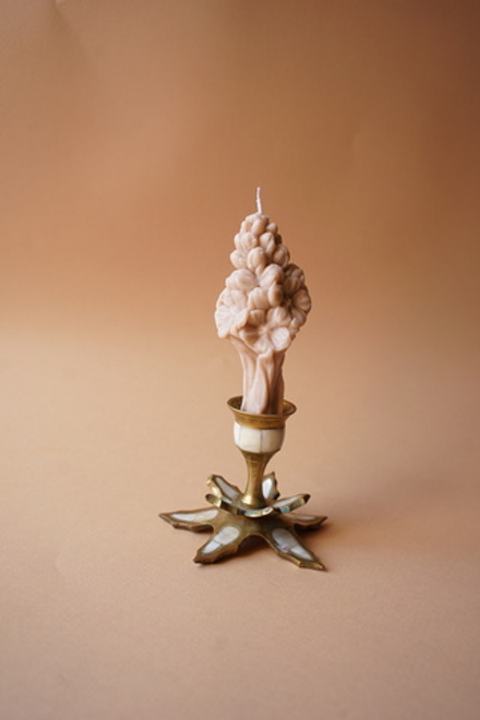 Свеча "Цветок Маленький" цвета охра