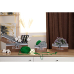 Корзина для хранения деревянная квадратная Сторож 15х15х9 см (коричневый)