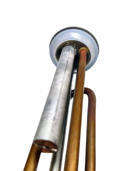 Комплект ТЭН RF 2000W/220V медный, 2 винта, для Thermex, Timberk, Hyundai, Garanterm с анодом и прокладкой