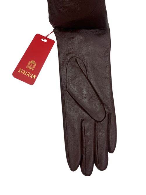 Перчатки. Женские. Материал верха: Кожаные. Подклад: Плюш-флис.В упаковке 5 шт.