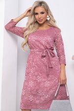 Платье "Сияние блеска" (пыльная роза) П7391 LT Collection (Акция)