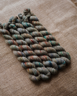 Носочная пряжа с пухом яка "Горная деревня" (мини)