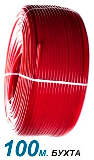 Труба Stout 16х2,0 мм. PEX-a из сшитого полиэтилена для тёплого пола красная 100 м (SPX-0002-101620)
