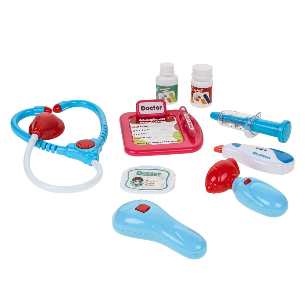 Набор Доктора, 12 предм. свет/звук, коробка BX67-3