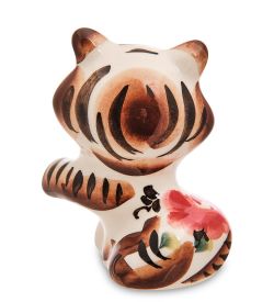 ГЛ- 681 Фигурка «Тигр» цв. (Гжельский фарфор)