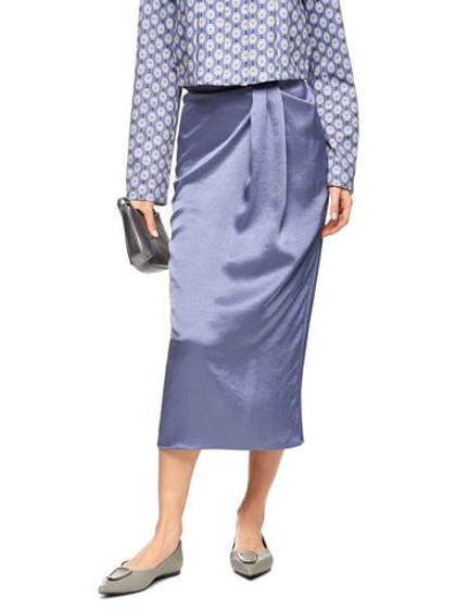 Marc Cain Юбка из струящейся ткани с драпировкой