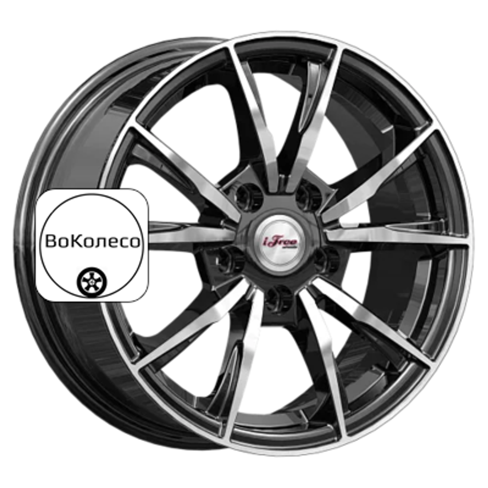 6,5x15/5x110 ET35 D65,1 Сион (КС1055) Блэк Джек iFree