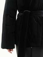 Утепленное кимоно (черный)