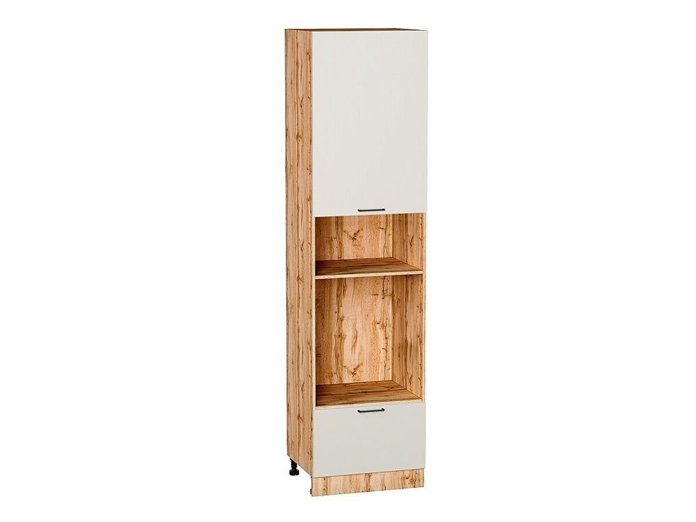 Шкаф пенал с 1-ой дверцей и ящиком под технику Флэт