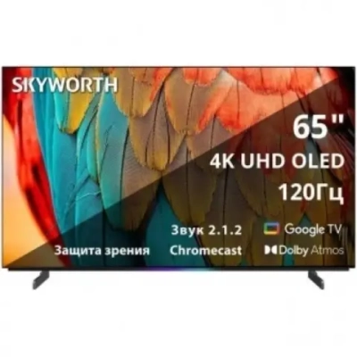 Телевизор OLED Skyworth 65" 65SXF9800 BM Series Frameless черный/черный 4K Ultra HD 120Hz DVB-T DVB-T2 DVB-C DVB-S DVB-S2 USB WiFi Smart TV