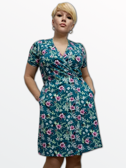 235400 Халат женский разноцветный, микс (54)