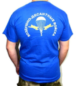 Футболка голубая с логотипом ВДВ