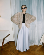 Faux Fur Jacket Beige