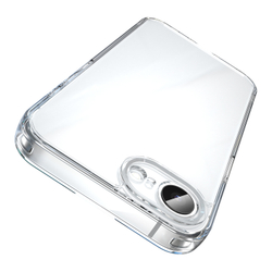 Чехол прозрачный для iPhone 16e, мягкие усиленные боковые рамки
