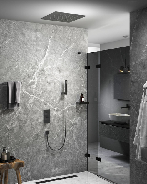 Душевая система встроенная с термостатом Timo Petruma SX-5029/03SM черный