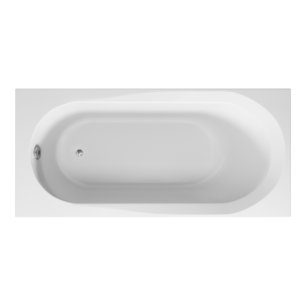 Ванна акриловая Vincea VBT-2B150-LG с ножками 1500*700*480, пристенная, цвет белый