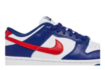 Кроссовки Nike Dunk Low "White And University Red" (Женская размерная сетка)