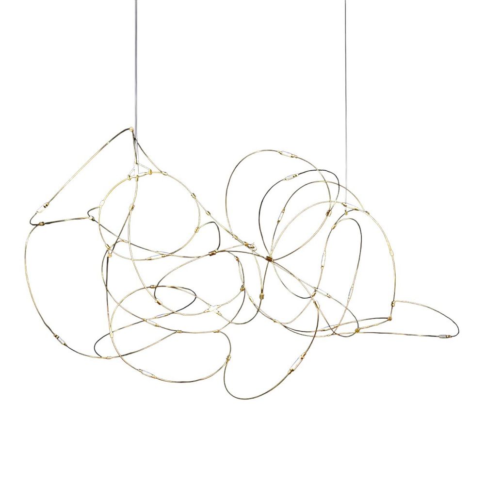 Подвесной светильник 10154P/L1500 gold