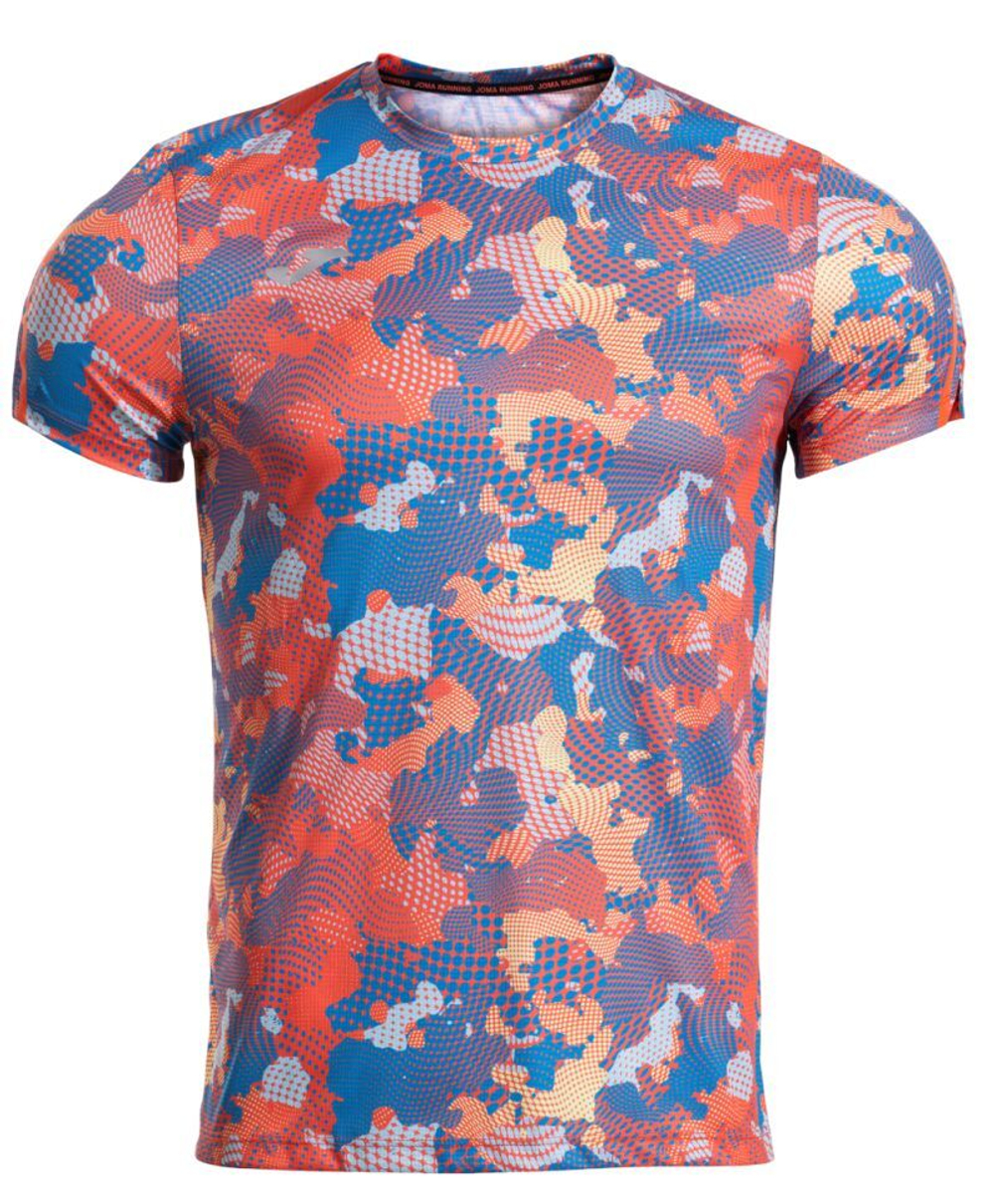 Мужская теннисная футболка Joma R-City Short Sleeve - разноцветный