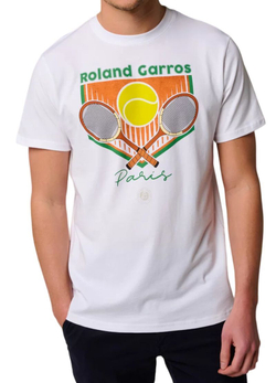 Мужская теннисная футболка Roland Garros Sullivan T-Shirt - белый