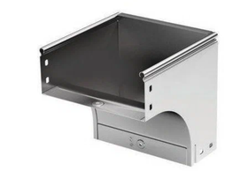 Угол поворота DKC 37572K, для листовых лотков, 90°, оцинкованная сталь