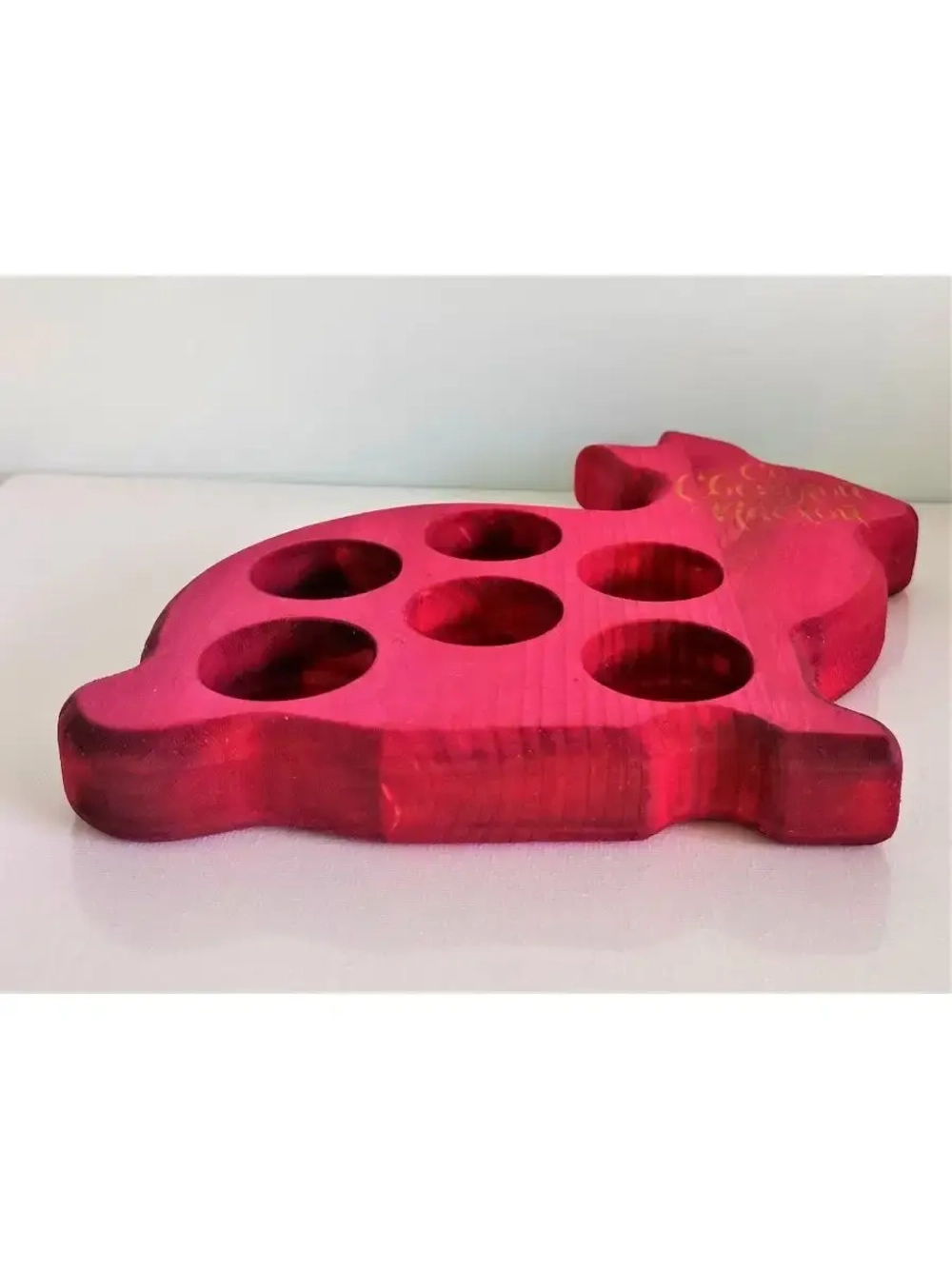 Подставка для яиц из  дерева. Кедровая