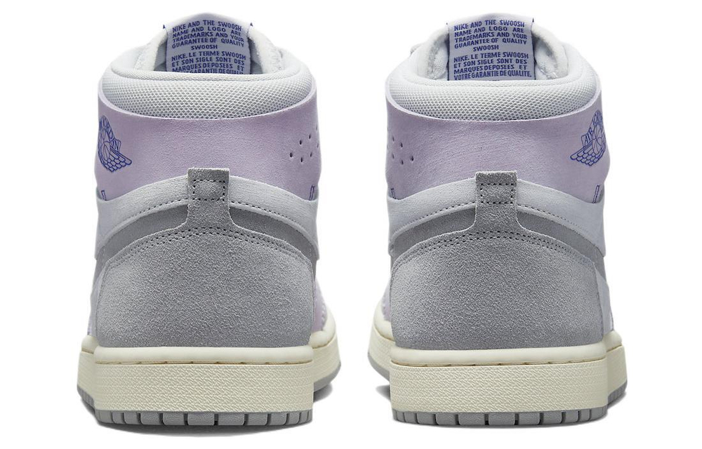Кроссовки Jordan Air Jordan 1 High Zoom Cmft 2 "Light Smoke Grey And Barely Grape" (Женская размерная сетка)
