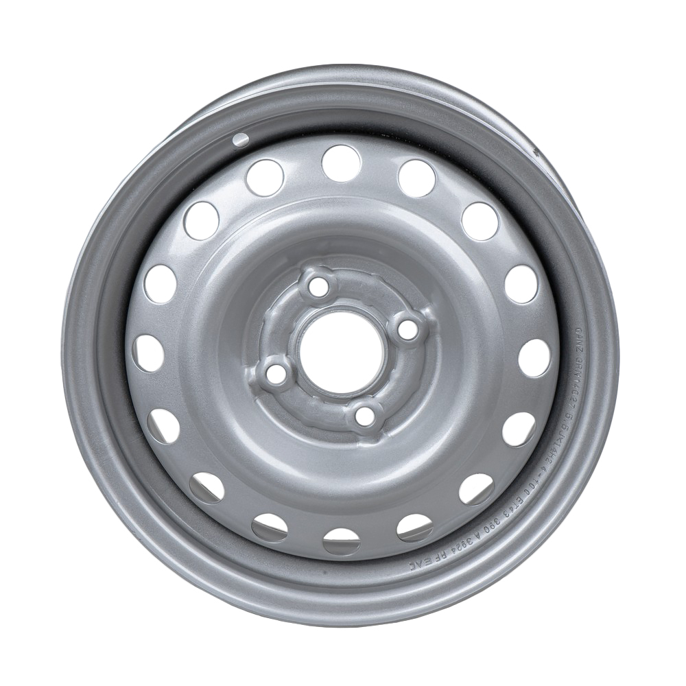 Диск штампованный R14 5.5J 4x100/60.1 ET43 GANZ Silver GRN14027