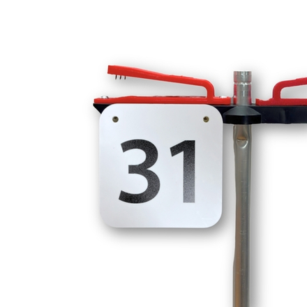 Номер КП навесной (для лыжного и MTBO риентирования)