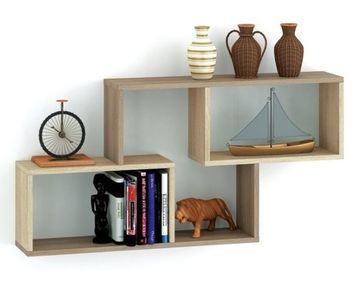 Полка ПН-3 ясень шимо / дуб сонома