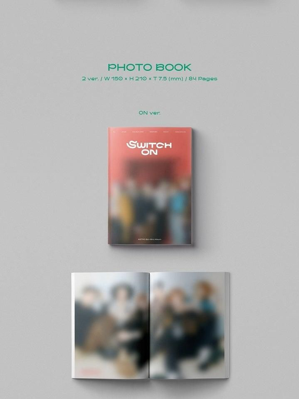 Альбом Astro - SWITCH ON 8th Mini Album 2 Version SET