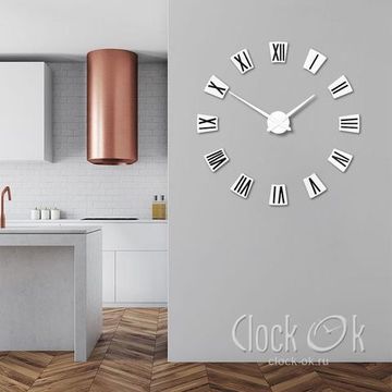 Настенные 3D часы Антик