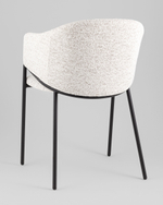 Стул обеденный Carmel бело-серый