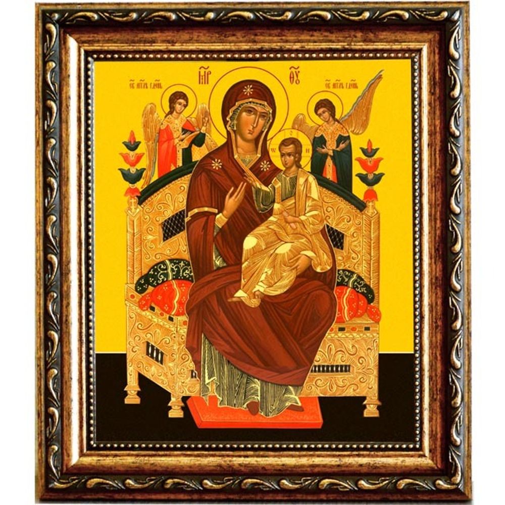 Всецарица «Пантанасса». Икона Божьей Матери на холсте.