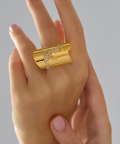 Кольцо Бриз в золоте