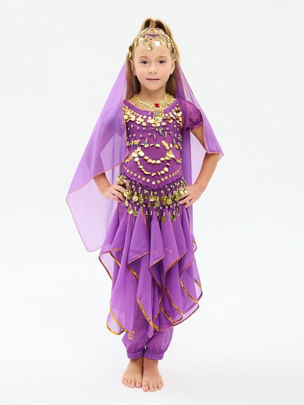 Костюм для восточных танцев Шахерезады 4 предмета Новый год