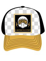 Cap Helmet Racing / Желто-черный