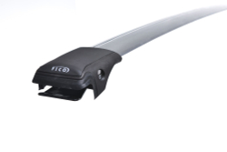 Багажник на рейлинги для Volvo XC70 II (BZ) 2007-2016 ,серый