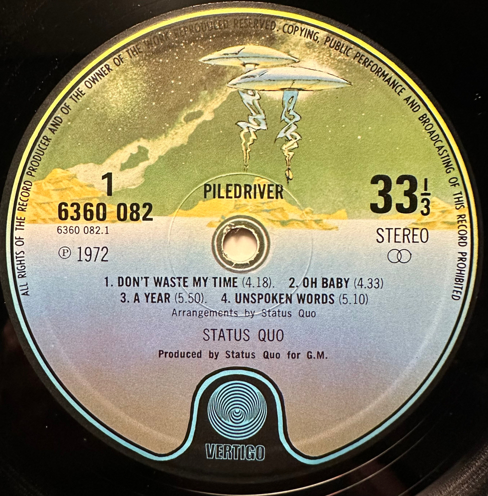 Status Quo - Piledriver (Англия)