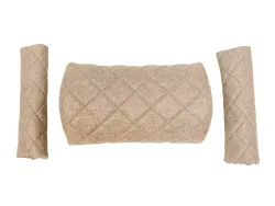 Массажное кресло качалка FUJIMO CAROLINE F2001 TCF белый,шоколад,серый