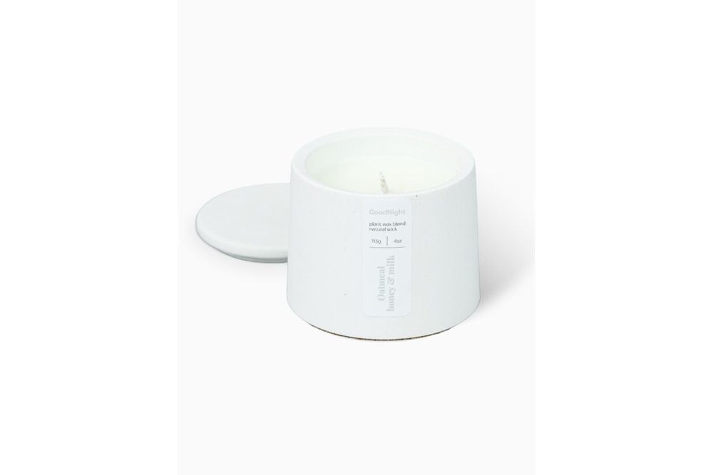 Свеча ароматическая GoodNight Oatmeal Honey & Milk, 113g