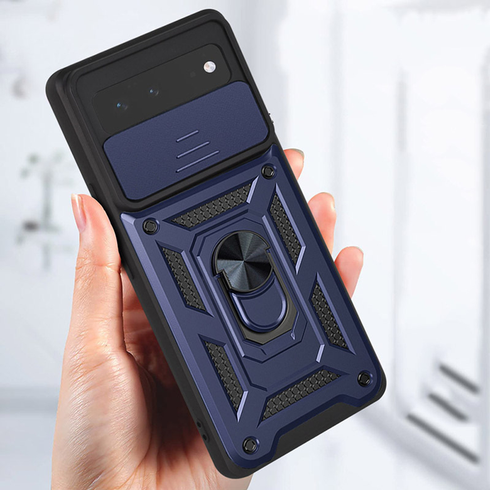 Чехол с кольцом Bumper Case для Google Pixel 6