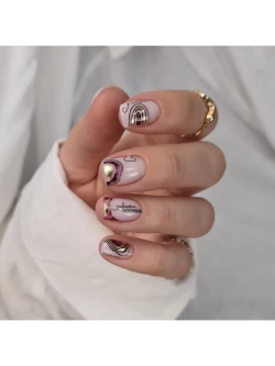 Набор слайдеры 2шт Lucky Rose. Foil 112, 114