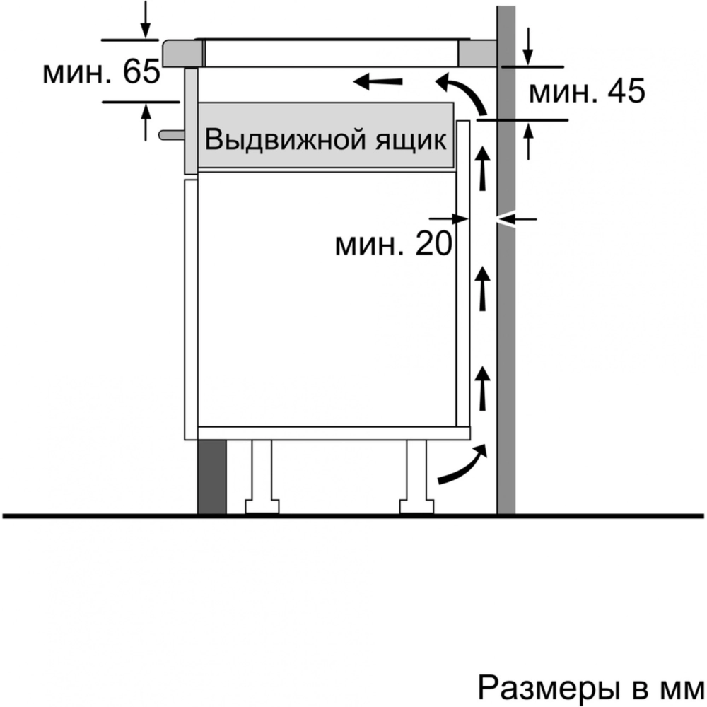 Индукционная варочная панель Bosch PIE631HB1E Serie 6, черная