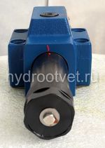 DR10DP1-4X/75YM - Редукционный клапан Ду 10 трехлинейный, прямого действия с давлением регулировки до 75 бар, 1 = рукоятка, обратный клапан - М = нет